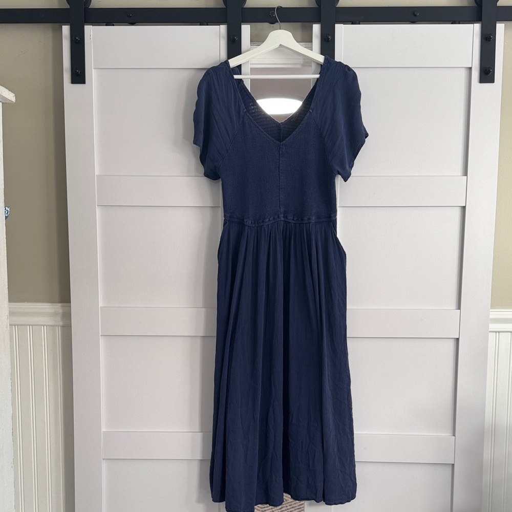 Torrid Shirred Bodice Midi Dress